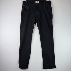 Thread and Cloth Men's Jeans 34 Black Straight Leg